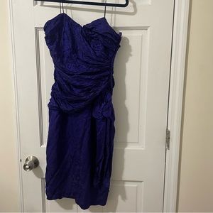 Vintage Purple Strap Dress